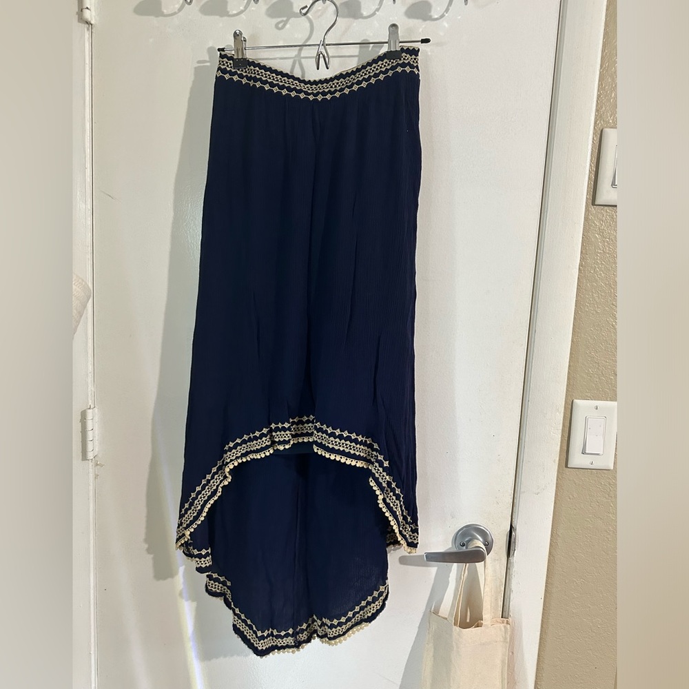 Blue Rain Hi-Low skirt